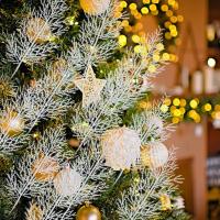10/30PCS Pino Blanco Artificiales Navidad Adornos De Árbol De Navidad DIY Coronas De Navidad Decoración De Jardín Plantas Suministro De Decoración Año Nuevo - details 4