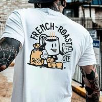 Camiseta Gráfica De Calavera Y Diablos Oscuros Para Hombres Y Mujeres Estilo Punk Retro Casual Bretona Negra Blanca Talla Grande Para Verano - details 13