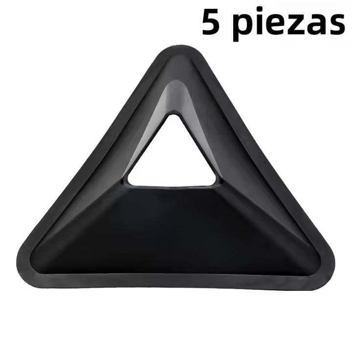 5PCS Conos De Entrenamiento De Fútbol Triángulos Para Práctica En Campo Deportivo Agilidad Equipamiento Portátil Para Niños Y Adultos - 1