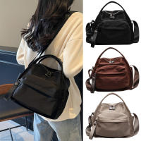 Bolso De Hombro Simple Para Mujer Color Sólido Casual Cruzado Con Cierre De Cremallera Versátil Para Viaje Compras Trabajo Y Citas - details 0