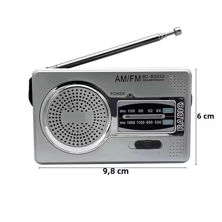 Multifuncional Portátil Radiófono Con Manivela Solar Y USB FM/AM/WB Radio De Emergcia ConLintern Y Banco DE LA Energía Resistente Al Agua - 1