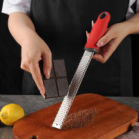 Rallador De Acero Inoxidable Con Mango Antideslizante Ecológico Para Queso Chocolate Limón Ajo Frutas Utensilio De Cocina - details 2