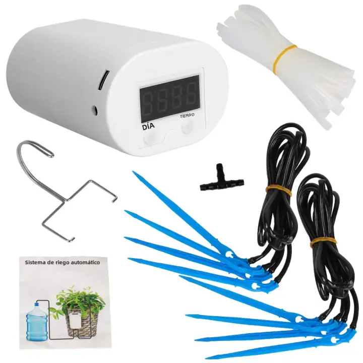 Controlador De Riego Automático Para Jardín Con 8/4/2 Cabezas Dispositivo De Riega Por Goteo Sistema De Timer Para Bomba Flor Plantas Hogar Aspersor - 1
