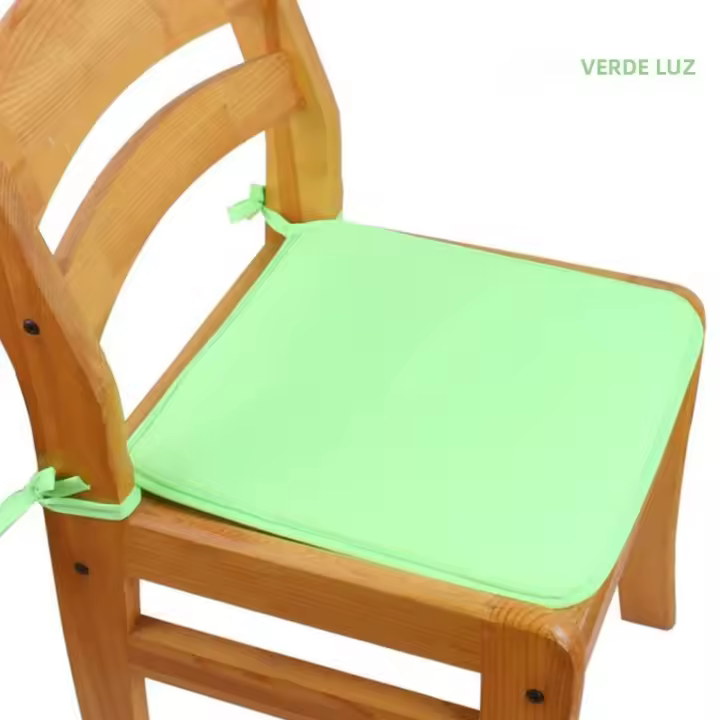Cojín Suave Para Silla De Escritorio Jardín Interior Comedor Padded Square Foam Patio Colgante Tipo De Cojín De Asiento Material 100% Algodón - 1