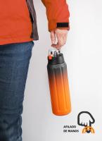 FEIJIAN Termo Deportivo De Doble Capa 600ml Acero Inoxidable 18/10 Chorro Directo a Prueba De Fugas Tumbler Aislado Personalizable - details 9