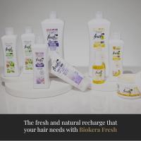 Salerm Biokera Fresh Yellow Shot Curly Booster 300 Ml. / Gel que potencia el rizo durante el método curly de Biokera Fresh y conseguir un cabello rizado definido, elástico y con volumen. - details 4