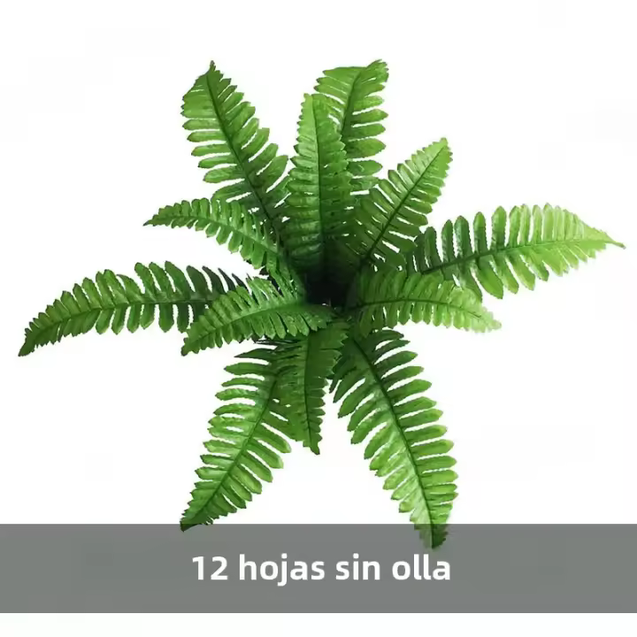 Gran Árbol De Palma Artificial De 46-58cm Hojas De Seda Persianas Falsas Para Decoración De Jardín Y Fiestas En El Hogar - 1