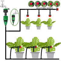 Sistema De Riego Por Drip 5-20M Kit De Riego Para Plantas Con Reguladores Ajustables Para Jardín Micro Riego Sistema De Agua - details 1