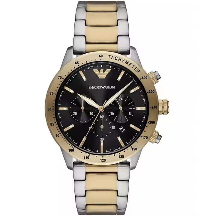 Emporio Armani Reloj hombre AR11521, con calendario, Incluye Caja Original, Diámetro: 43MM - 1