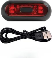 Luz De Seguridad Para Bicicleta LED Recargable Luz Trasera Para Motocicleta Y Ciclismo Alta Visibilidad Para Noche Y Aviso De Frenado - details 0