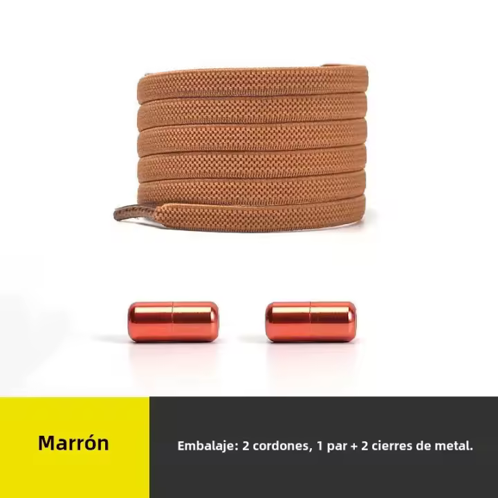Cordones Elásticos Multicolor Para Zapatos Deportivos Sin Cordones Para Niños Adultos Y Ancianos Correa De Atletismo Rápida - 1