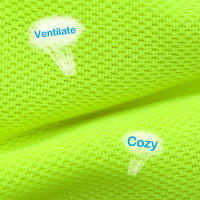 Chaleco Reflector Para Mascotas Visibilidad Alta Chaleco De Seguridad Para Perros Color Verde Fluorescente Material Poliéster - details 8