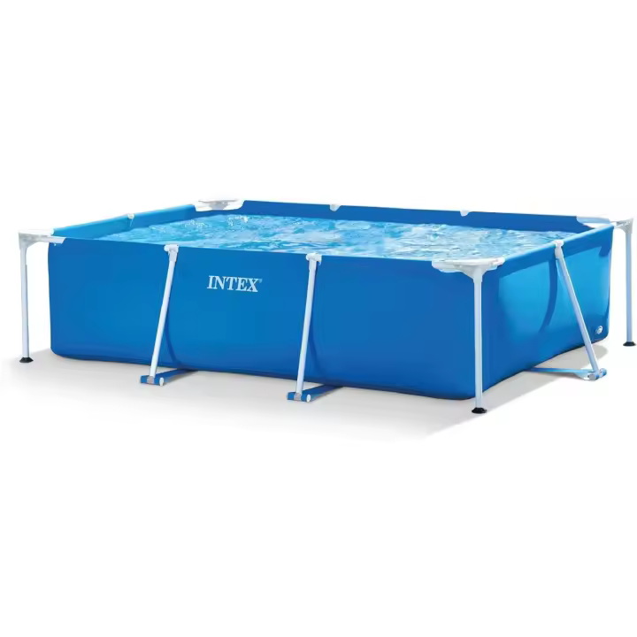 Intex-Piscina Rectangular Desmontable; Piscina Small Frame 220 x 150 x 60 cm;260 x 160 x 65 cm;300 x 200 x 75 cm; Color Azul - 1