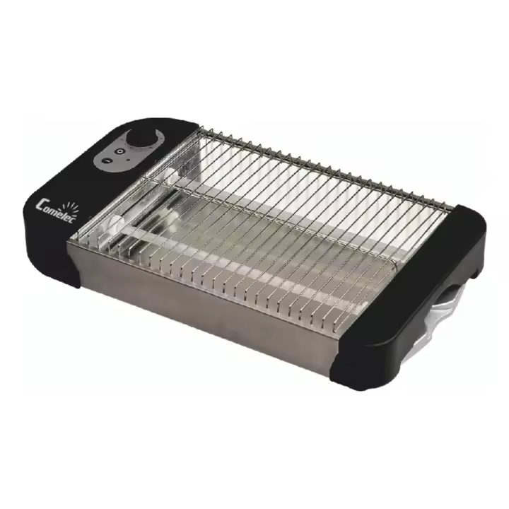Tostadora ComeleC -  Tp-712/7012 600w Negro Inox - TOSTADOR PLANO - 1
