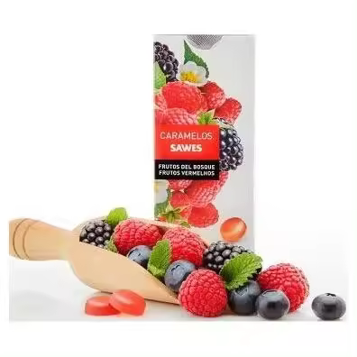 Sawes Caramelos Balsámicos Sin Azúcar Sabor Frutos Del Bosque Con Vit C En Blister 22G - 1