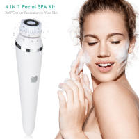 Cepillo de Limpieza Facial Eléctrico para Cuidado DE LA Carne Vibración para Eliminar Maquillaje Silicona para Lavado de Poros y Espinillas - details 3