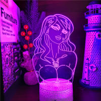 Lámpara LED De Ilusión 3D Anime Fullmetal Alchemist Cambio De Color Para Decoración De Habitación Infantil Luz Nocturna De Mesa - details 20