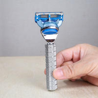 iRAZOR Fusion Afeitadora Manual De 5 Capas Para Barba Y Cabello De Hombre Herramientas De Aseo Desmontables Y Lavables - details 4