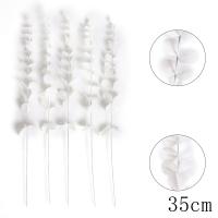 10Pcs Bouquet De Hojas De Eucalipto Artificiales Decoración Para Bodas Y Fiestas En Casa Y Jardín Adorno Exterior Para Habitaciones Y Mesas - details 9