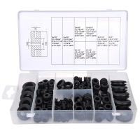 Kit De Assortiment De 180 Piezas De Anillos De Goma Para Conductor Eléctrico Y Cableado Conjunto De Guías De Cable Skeyo - details 1