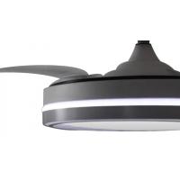 Ventilador de Techo con Luz ELCO PV-107HP, Aspas Retractiles, 107cm, Color Plata - details 2