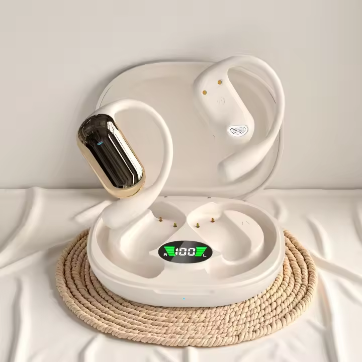 Auriculares Deportivos de Bluetooth V5.4 Cascos Auriculares Inalámbricos de Conducción Ósea Batería 500 mAh de 50H TEISCHE - 1