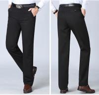 Pantalones De Verano Y Otoño Para Hombre 100% Algodón Cargo Fashion Smart Casual Sólido Café Negro Talla Alta Cierre De Cremallera - details 4