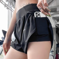 Shorts Deportivos Para Mujer Secado Rápido Transpirables Holgados Antideslizantes Para Yoga Fitness Maratón Running Verano - details 3
