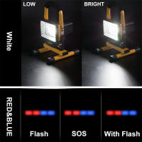 Luz De Trabajo LED Recargable 30W Con Soporte Luz De Inundación Portátil Para Camping Y Workshop 3 Modos De Brillo - details 3