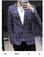 Traje Slim Casual Para Hombre Con Padría Nueva Comodidad Adecuado Para Bodas Y Ocasiones Formales Estilo Inteligente Casual Tendencia Moda Cuatro Estaciones - details 9