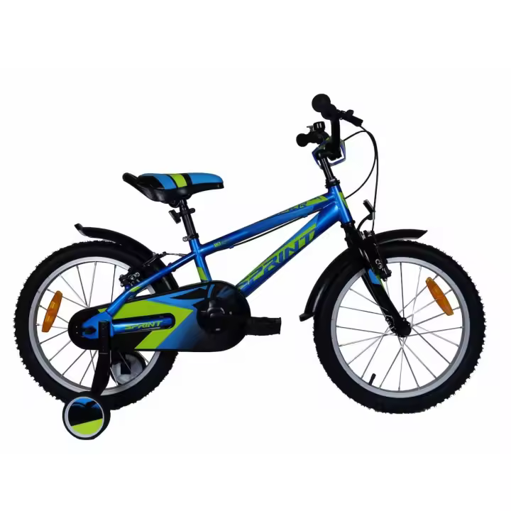 UMIT ++ Bicicleta Casper 18 Pulgadas - ENVIO 48 HORAS - Azul-Verde con Frenos V-Brake - Ref. 1824-24 - 1