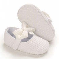 Zapatos De Bebé Para Niñas Nuevos Antideslizantes Con Lazo Suave Para El Primer Caminar De 0 a 18 Meses Zapatos De Princesa - details 20