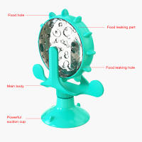 Juguete Interactivo Para Perros Y Gatos Rueda De Alimentación Slow Feeder Pelota Que Permite La Emisión De Alimentos Divertido Para Mascotas Material Plástico - details 3