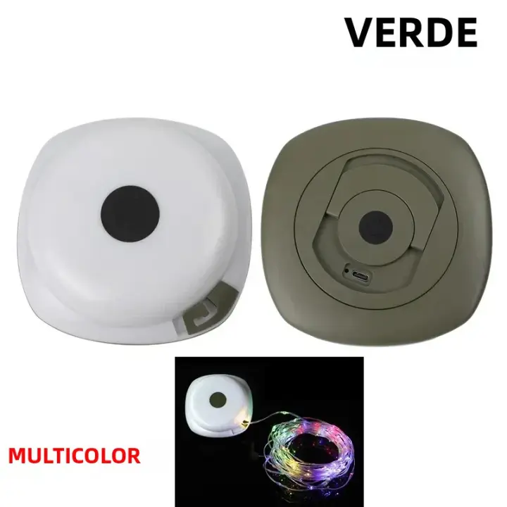 Luz De Camping 4-en-1 LED Reel De Hilo Exterior USB Lámpara De Camping Reciclable Luz De Ambiente Para Jardín Tienda Decoración - 1