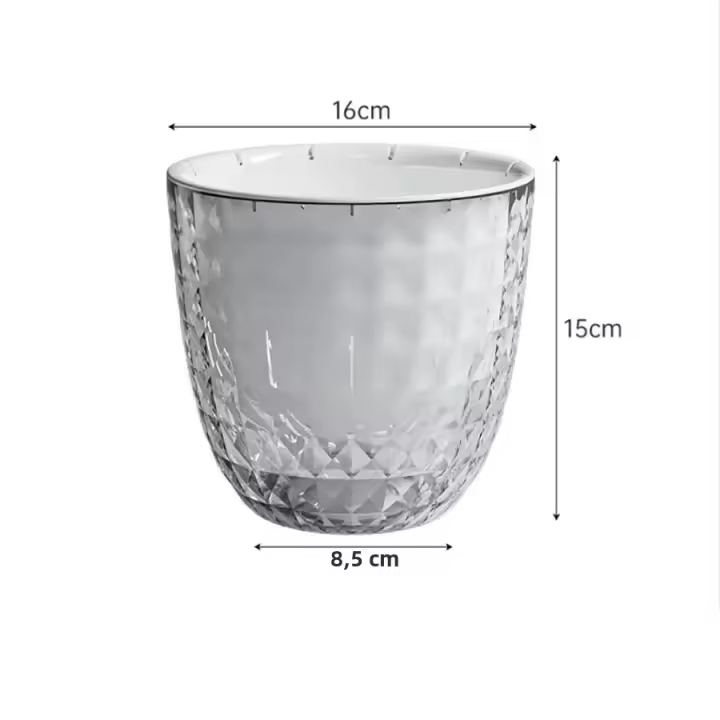 Maceta Transparente De Plástico Para Plantas Hidroponicas Autoabastecimiento Sin Agua Con Almacenamiento Basin De Cultivo Sin Agua - 1