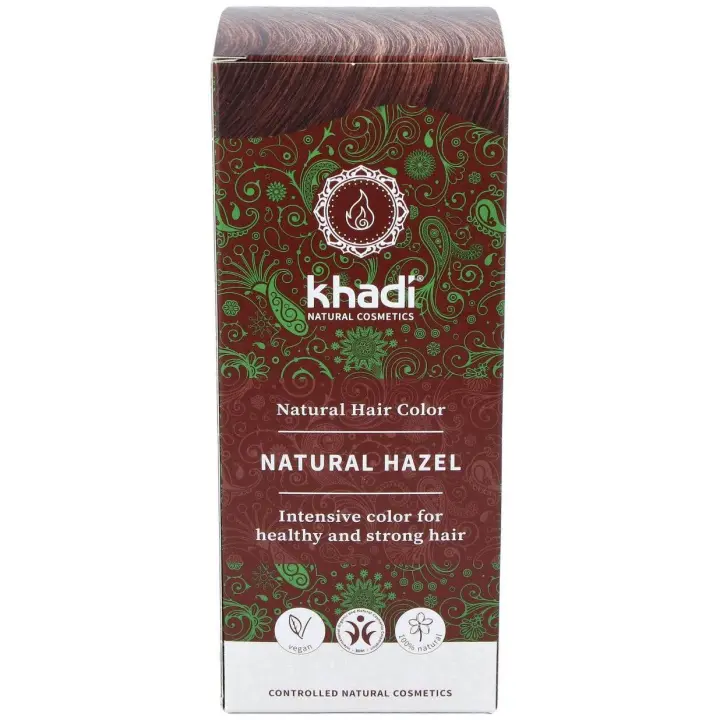 Khadi Tinte Castaño Avellana 100% Vegetal 100G - 1