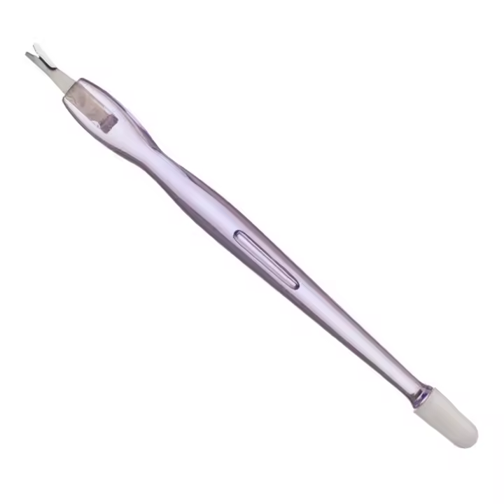 EUROSTIL LILA CORTA-CUTICULAS CON GOMA 1UN - 1