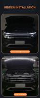 Luz De Báscula LED Para Coche Luz De Día Para Conducción Decorativa De Tapa Del Motor Guía Accesorios De Decoración - details 1