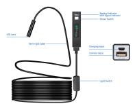 Cámara De Endoscopia WiFi KERUI 1200P Mini Snake USB Impermeable Para Inspección De Coches Y Smartphone iOS Android - details 26