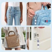 10/20Pcs Llavero Pole Charm Encantado Colgante Bonito Conjunto De Adornos Llavero DIY Suministros Para Hacer Pendantes Vacíos - details 2