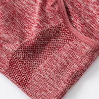 Conjunto De Yoga Para Mujer Ropa De Gimnasio Con Bragas Y Camisetas Sport Tops Sin Costuras Leggings De Gimnasio Transpirable Y Ecológica - details 2