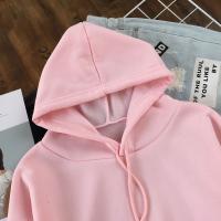 Sudadera De Moda Para Hombre Y Mujer Con Capucha Rosa Manga Larga Suéter Casual Con Bolsillo Exteriores Deportivos De Polyester Para Todas Las Estaciones - details 5