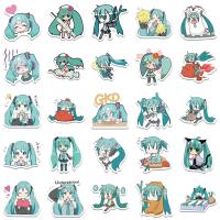 Packs De Pegatinas De Hatsune Miku 65pcs Impermeables Para Teléfono Móvil Decoración De Estación De Trabajo Y Diario Estilo Kawaii Para Laptop - details 3