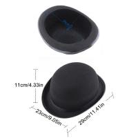 Sombrero De Mago De Navidad Para Hombres Y Mujeres Sombrero De Jazz Gentleman Rojo Negro Fiesta Bowler Bombin Teatro Escenario Disfraz - details 11