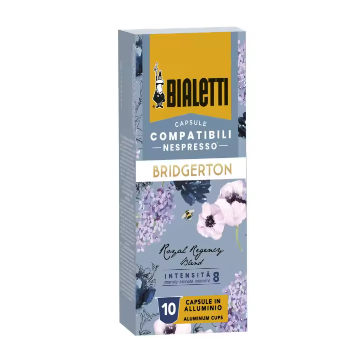 Cápsulas café Bialetti compatibles para Nespresso - Mezcla Royal Regency Blend - 10 Cápsulas - 1