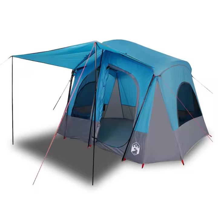 vidaXL Tienda de campaña para 5 personas impermeable azul - 1