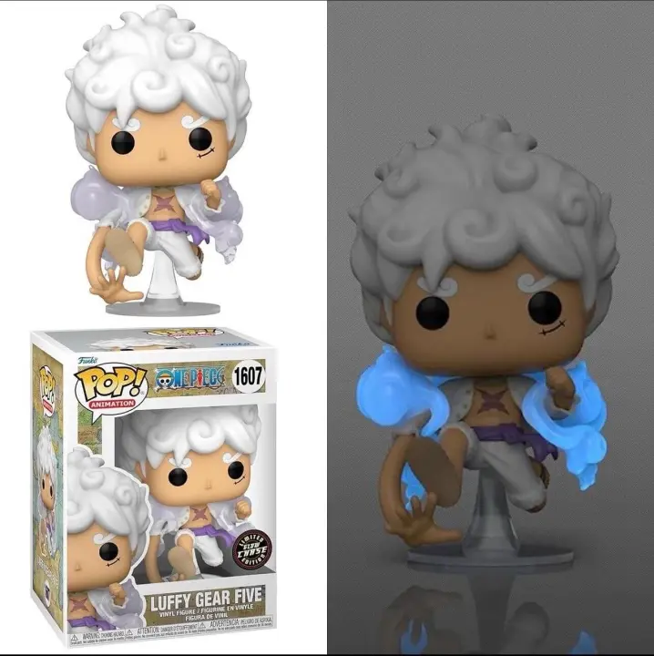 Funko pop en versión chase de Luffy gear Five 1607 One Piece - 1