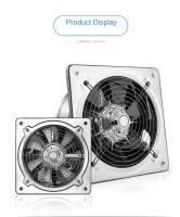 Ventilador De Extracción De Acero Inoxidable Para Baño Cocina Y Toilette Tubo De Ventilación De Pared Y Ventana 6''7'' - details 13