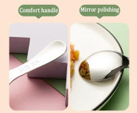 Juego De Comedor Portátil Para Niños En Acero Inoxidable 304 Uso Exterior Utensilios De Desayuno Y Postre Combinación De Cuchara Y Tenedor - details 8