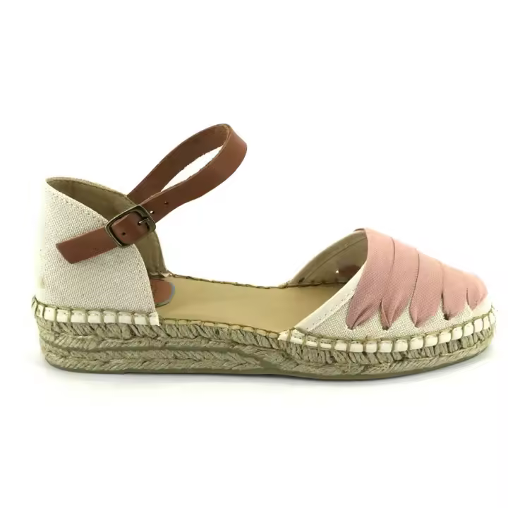 SALVI 102-002 Alpargatas de mujer rosa 524 - 1